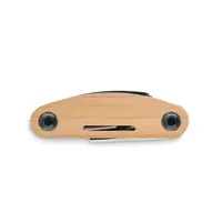 Multitool de buzunar din bambus personalizat
