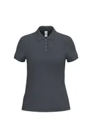 Tricou polo damă iDeal Basic Pique personalizat, gri