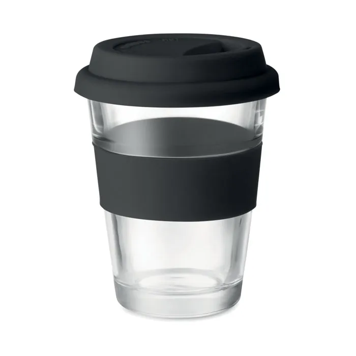 Pahar din sticlă de 350 ml personalizat