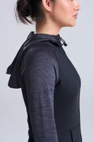 Articol sport damă Just Cool Cool Contrast Zoodie personalizat, pe model