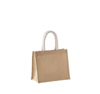 Sacoșă Kimood Jute Canvas Tote Medium personalizată, natural, în context