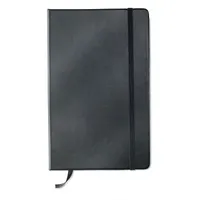 Carnet A5 liniat personalizat, negru