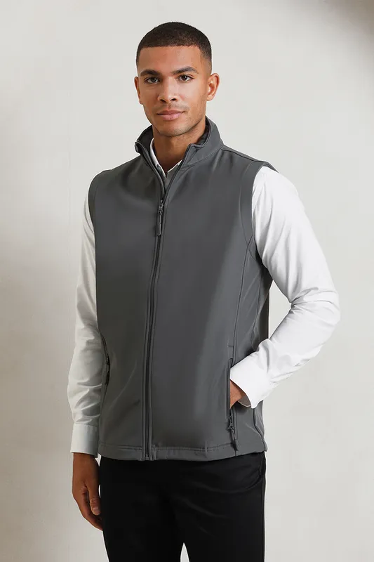 Vestă softshell bărbați Premier Windchecker® Printable & Recycled Softshell Gilet