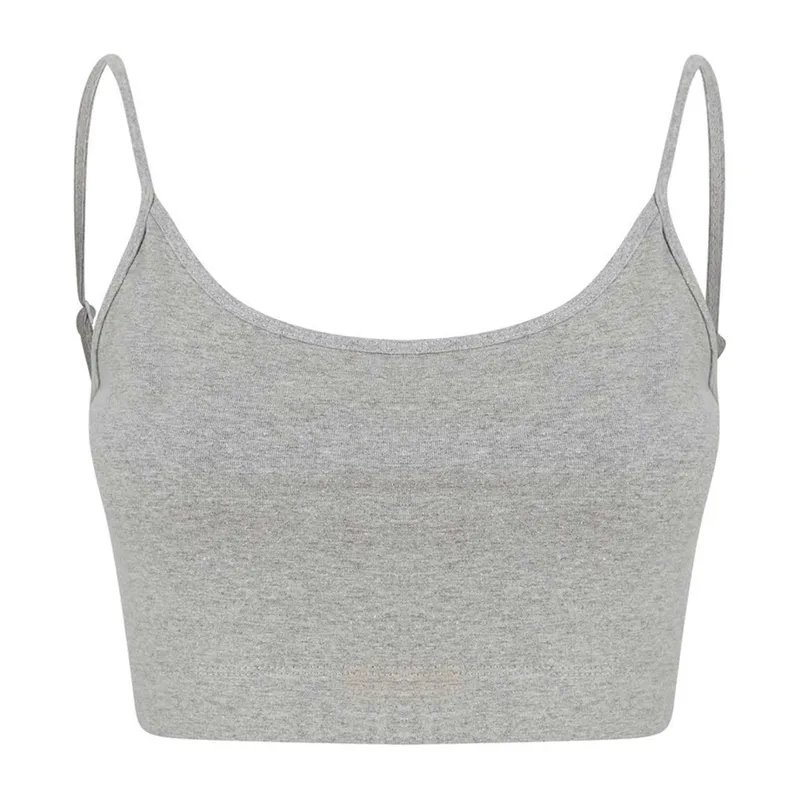 Tricou damă SF Clothing Sustainable Fashion Cropped Cami Top personalizat, pe model