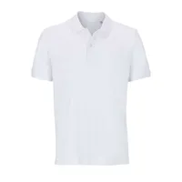 Tricou polo unisex SOL'S Pegase personalizat, alb