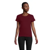 Tricou CRUSADER WOMEN 150g personalizat, burgundy