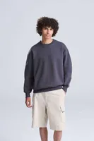 Bluză unisex Just Hoods Signature Heavyweight Sweat personalizată, pe model