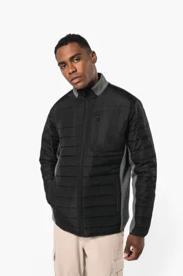 Jachetă bărbați Kariban Bi-material Padded personalizată
