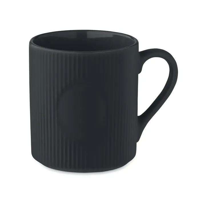 Cană ceramică mată cu nervuri 3 personalizată