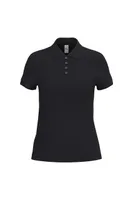 Tricou polo damă iDeal Basic Pique personalizat, negru