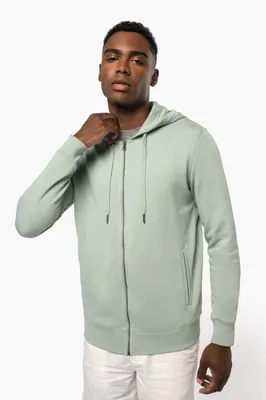 Hanorac unisex Kariban Eco-friendly French Terry Zipped