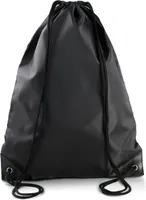 Rucsac Kimood Drawstring Backpack personalizat, negru, în context