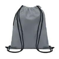 Rucsac cu șnur 300D RPET personalizat, gri