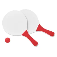 Set mic de tenis de plajă personalizat, vedere spate