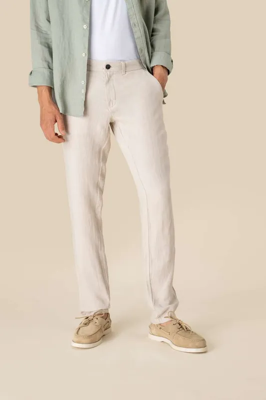 Pantaloni bărbați Spasso Linen Trousers