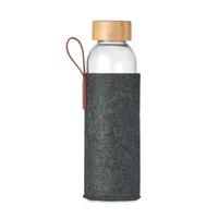 Recipient din sticlă 500 ml personalizat, vedere spate