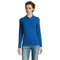 Tricou polo damă Sol's Perfect Lsl 180 personalizat, royal blue