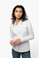Tricou polo damă Kariban personalizat, pe model
