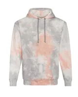 Hanorac unisex Just Hoods Tie-dye personalizat, roz