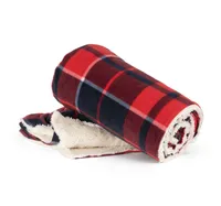 Pătură K-UP Sherpa Blanket personalizată, roșu