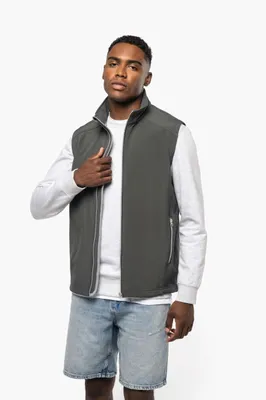 Vestă softshell unisex Kariban 2-LAYER Softshell Bodywarmer personalizată