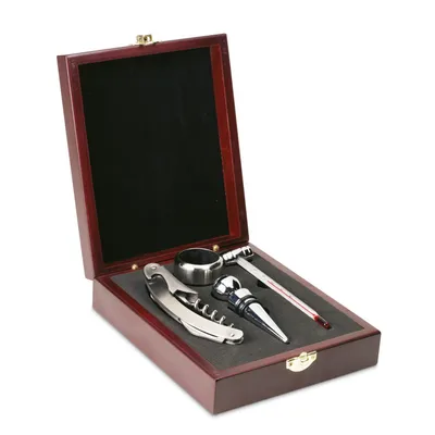 Set elegant pentru vin personalizat