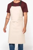 Șorț Kariban Organic Cotton personalizat, pe model