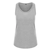 Vestă damă Just Ts Tri-blend Vest personalizată, pe model