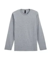 Tricou cu mânecă lungă unisex Gildan Softstyle™ Adult personalizat, gri