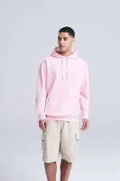Hanorac unisex Just Hoods Varsity personalizat, pe model