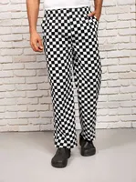 Pantaloni unisex Premier Essential Chef S Trousers personalizați, pe model
