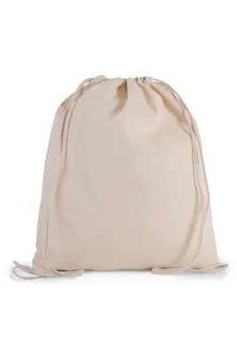 Geantă Kimood Organic Cotton Small Drawstring