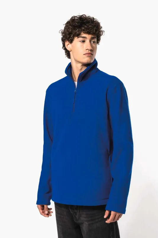 Jachetă unisex Kariban Enzo Zip Neck Microfleece