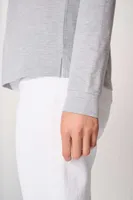 Tricou polo damă iDeal Basic Pique Long-sleeves personalizat, pe model