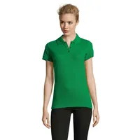 PERFECT WOMEN POLO 180g personalizat, kelly green