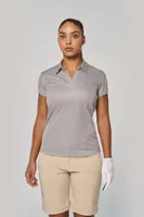 Tricou polo damă Proact Short-sleeved personalizat, pe model