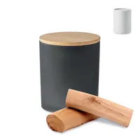 Lumânare ceară vegetală 120g personalizat, negru