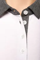 Tricou polo damă Kariban Two-tone Jersey personalizat, pe model