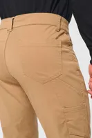 Pantaloni unisex Designed To Work Cotton Stretch Trousers personalizați, pe model