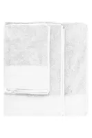 Prosop Kariban Organic Bath personalizat, alb