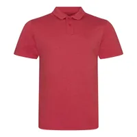 Tricou polo bărbați Just Polos Tri-blend personalizat, roșu