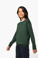Bluză copii Kariban Crew Neck personalizată, pe model