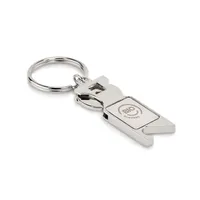 Breloc Euro Token personalizat, vedere zona de personalizare