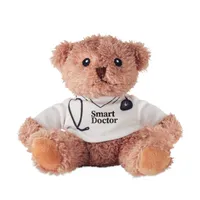 Ursuleț de pluș doctor personalizat, vedere zona de personalizare