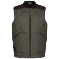 Vestă bărbați Regatta Moreton Quilted Gilet personalizată, verde