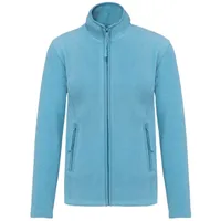 Jachetă damă Kariban Maureen Full Zip Microfleece personalizată, albastru
