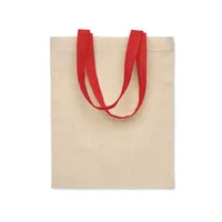 Sacoșă mică de cadou, bumbac140 personalizată, roșu