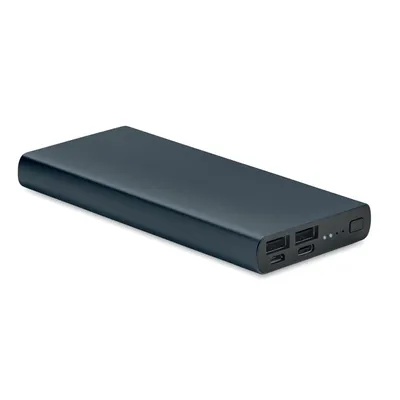 Powerbank 10000 mAh personalizat, albastru marin francez
