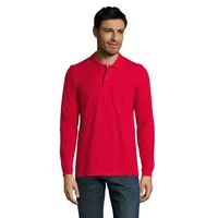 PERFECT MEN LSL POLO 180g personalizat, red