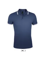 Tricou polo bărbați SOL'S Pasadena personalizat, albastru